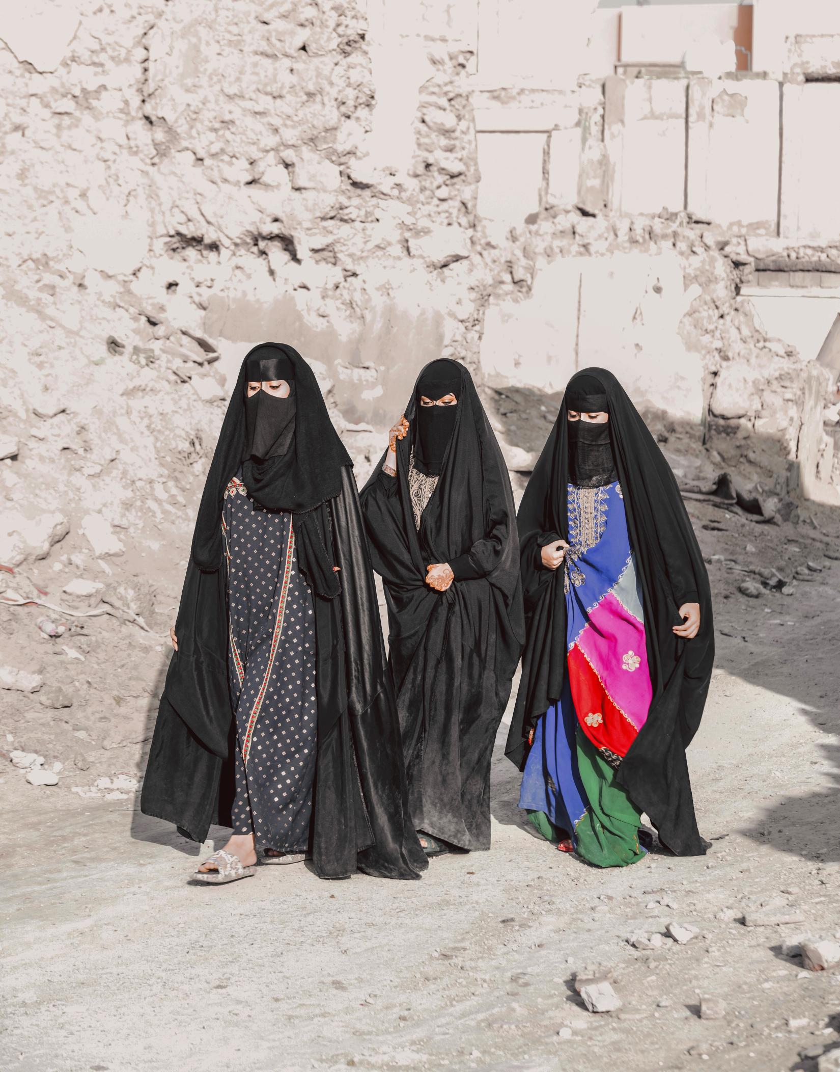 Saudi Women in Traditional Attire
